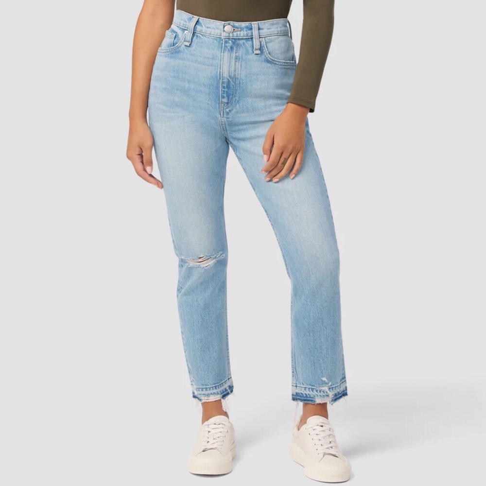 “NEW” Hudson Harlow Ultra High-Rise Cigarette Ankle Jean *Petite